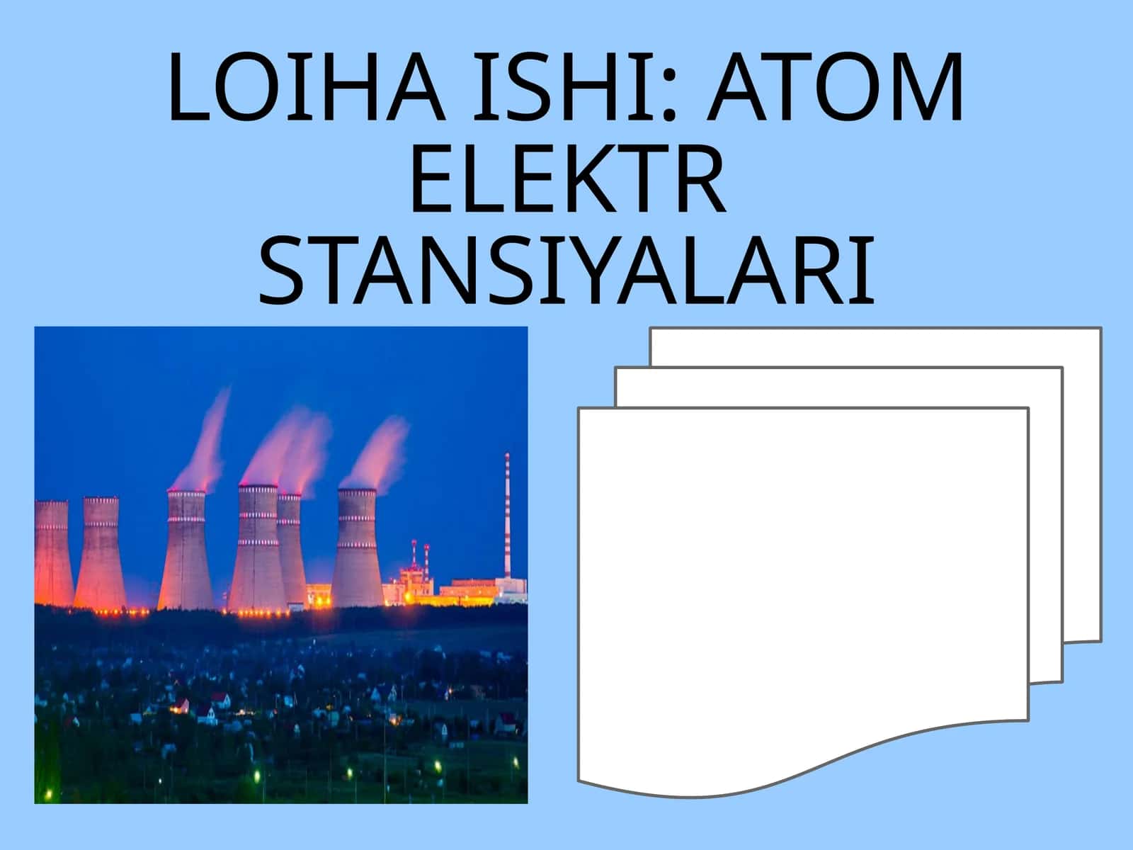 ATOM ELEKTR STANSIYALARI 1