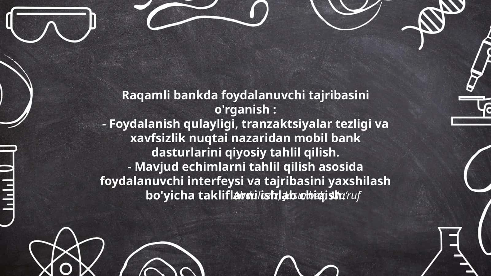 Raqamli bankda foydalanuvchi tajribasini o'rganish 1