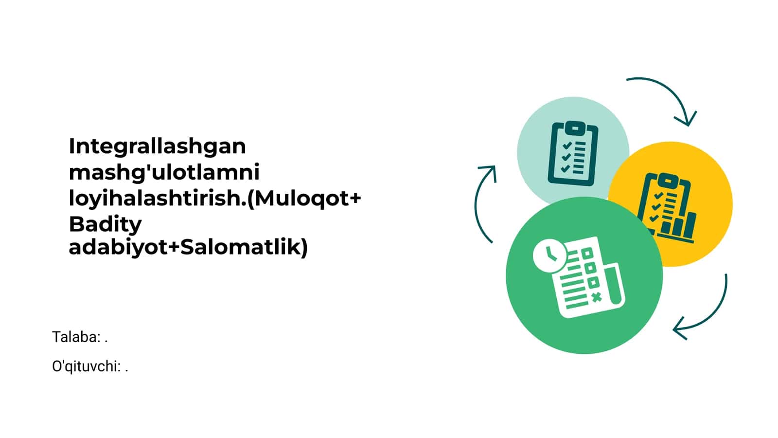 Integrallashgan mashg'ulotlamni 1