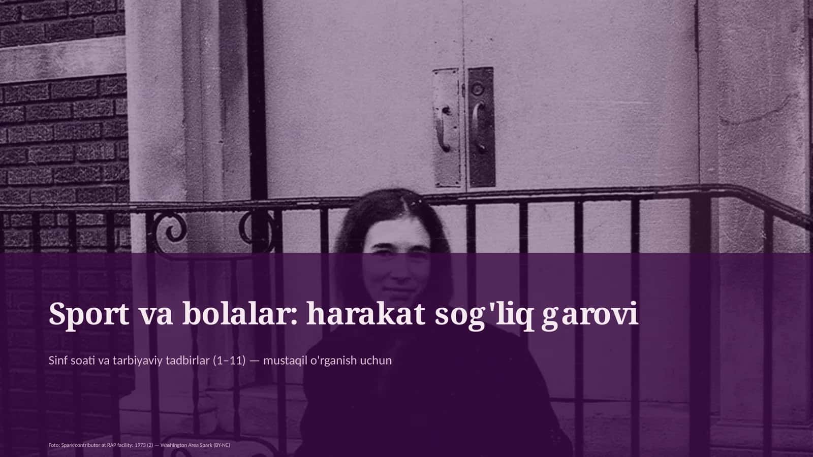 Sinf soati va tarbiyaviy tadbirlar (1–11) 1