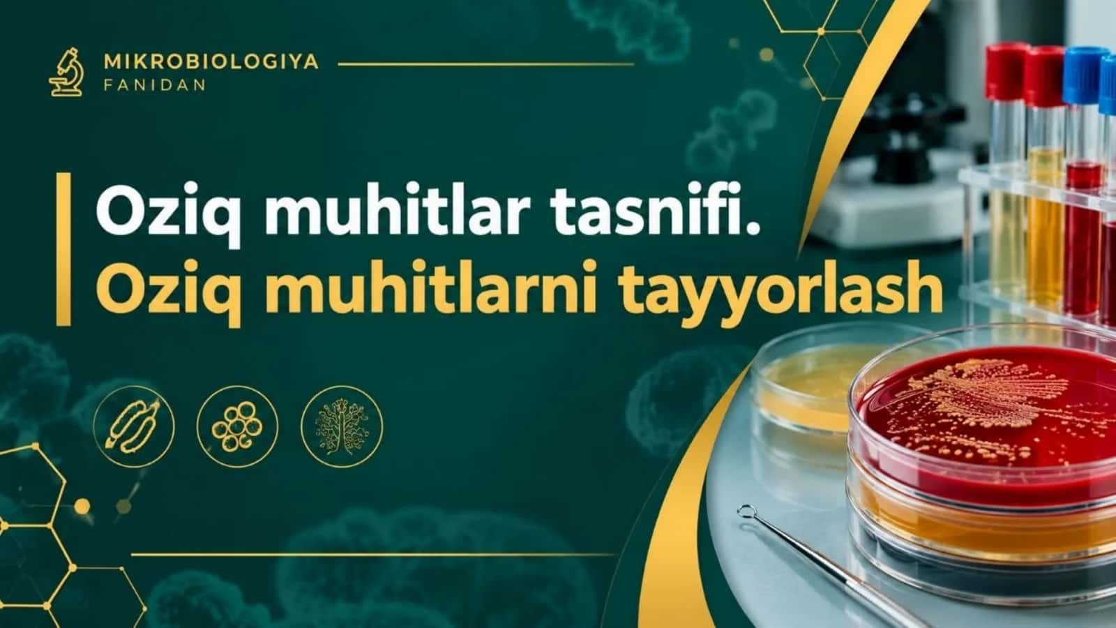 Oziq muhit va talablar 1