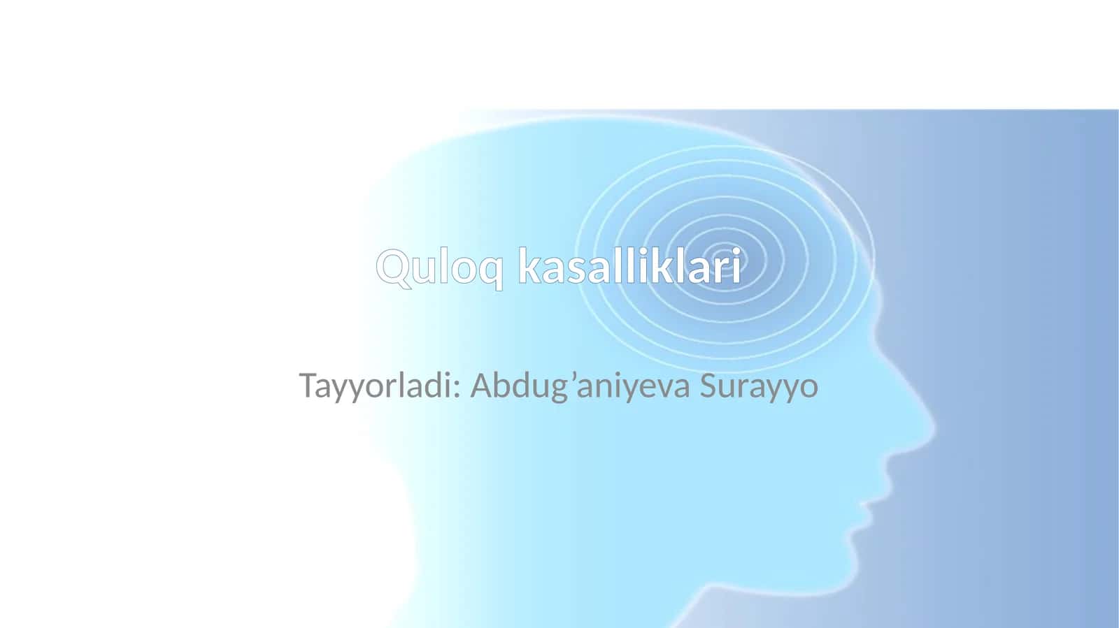 quloq kasalliklari 1
