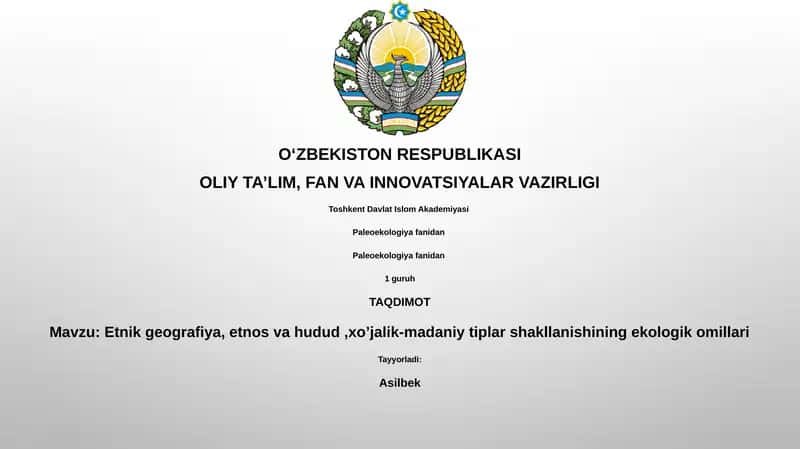 Paleoekologiya 1