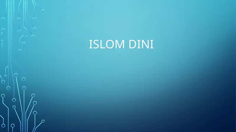 Islom dini 1