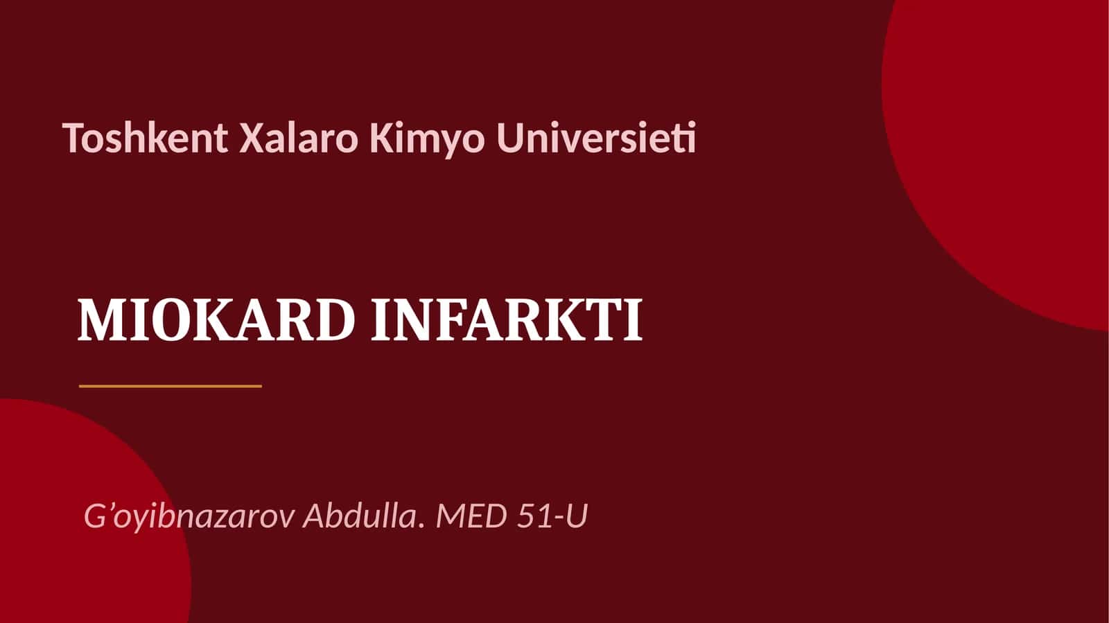MIOKARD INFARKTI 1