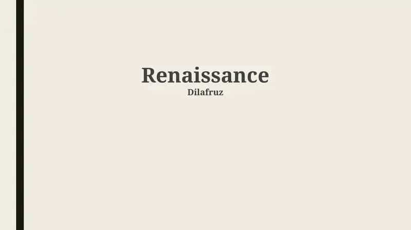 Renaissance 1