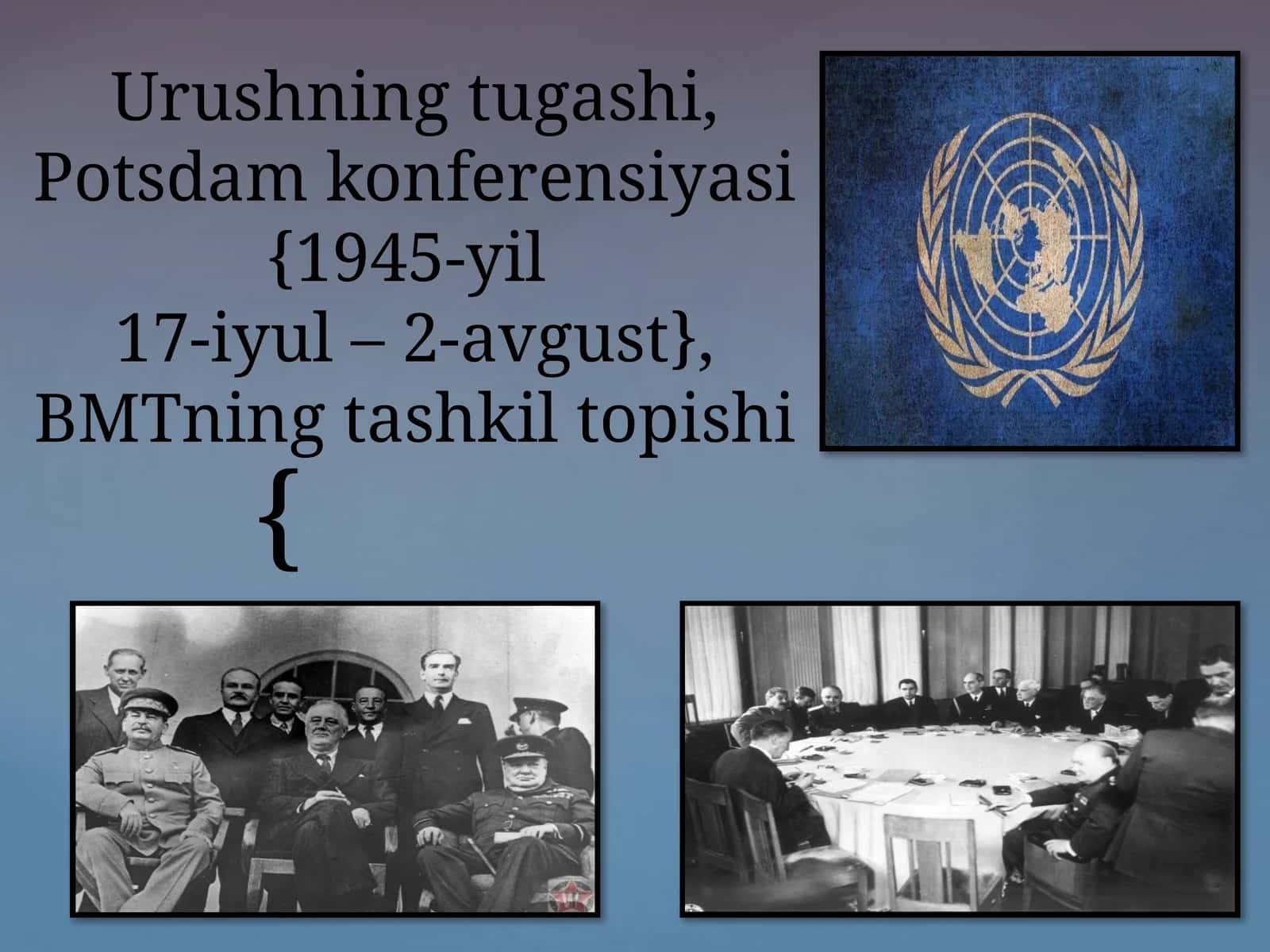 Potsdam konferensiyasi 1