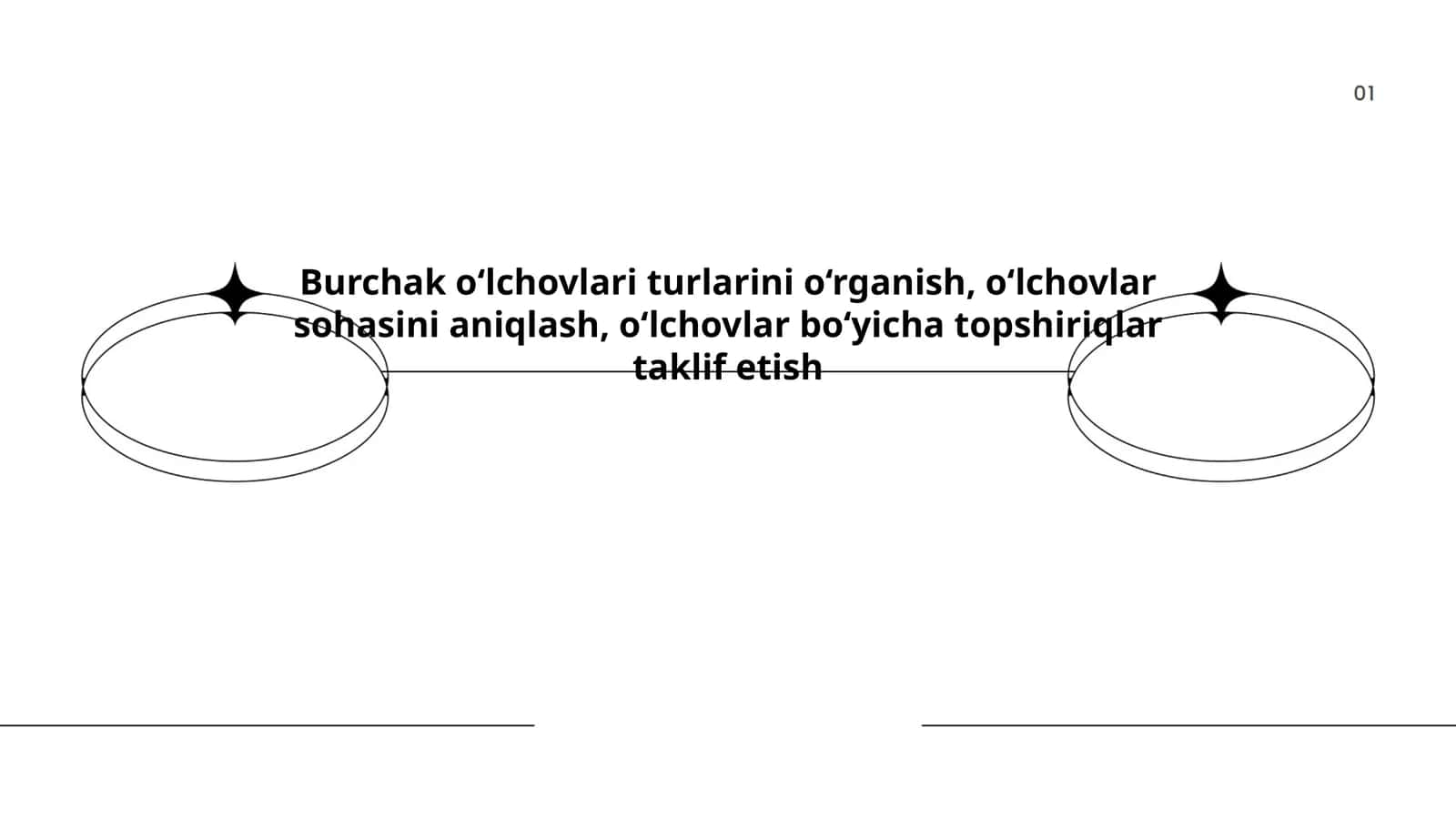Burchak o‘lchovlari turlari va ularning tavsifi 1