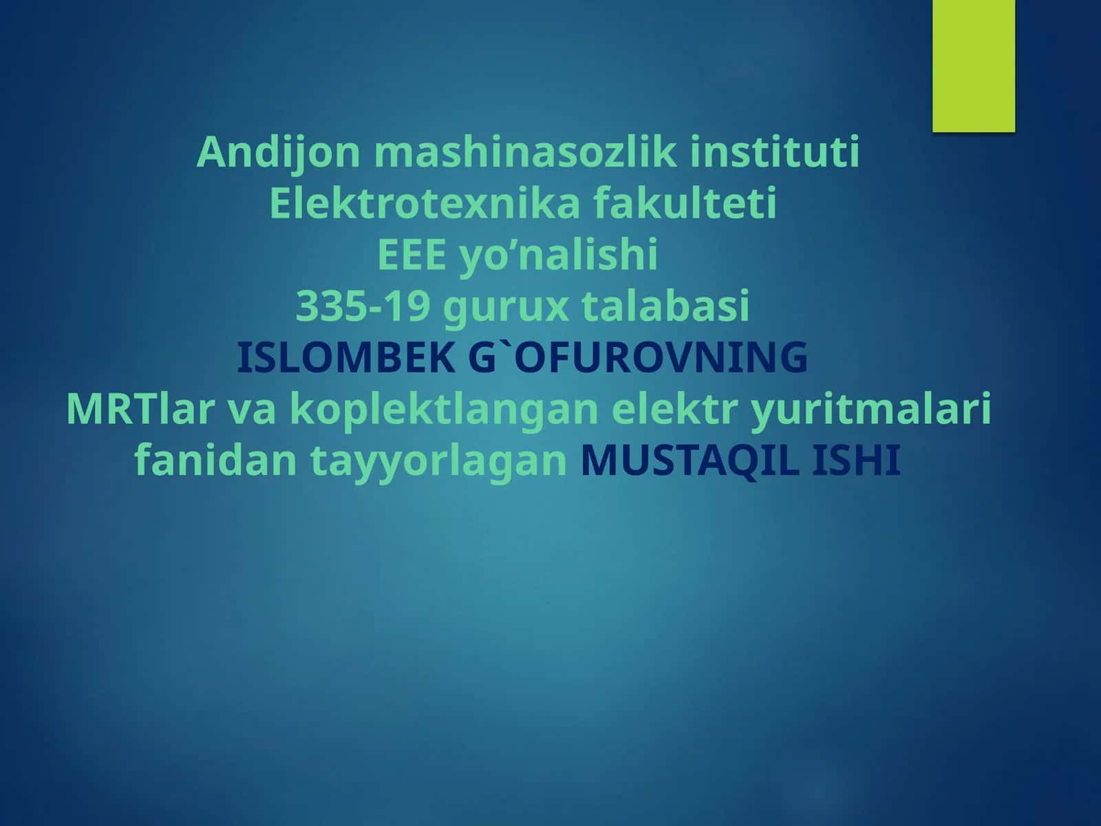 Sanoat robotlarini dasturlash qurolmalari 1