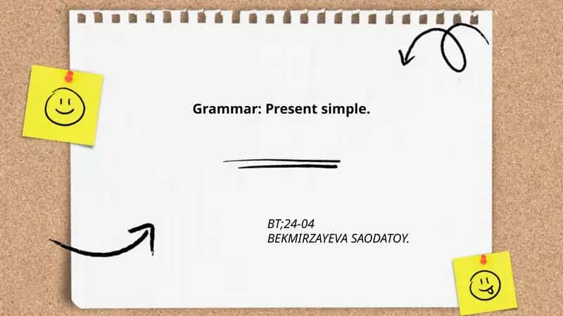 Present Simple Grammar Lesson