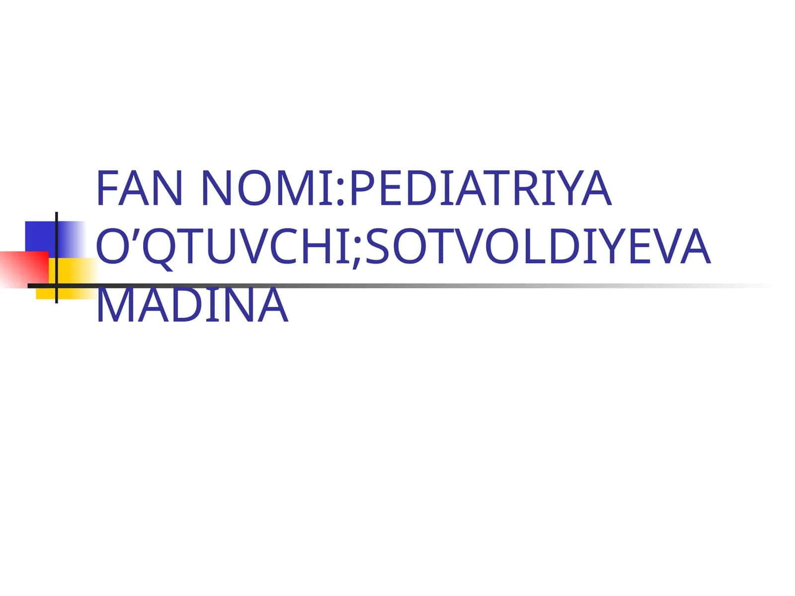 Endokrin tizim kasalliklarda bola hayotiga baho berish:shikoytlari,anamnez,ummumiy kozdan kechirish,labaratoriya tekshiruvlari bilan tanishish 1