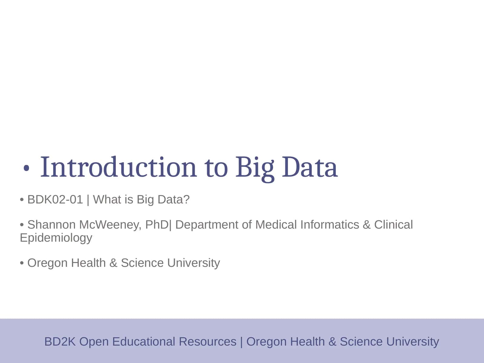Tibbiyotda Katta Ma'lumotlar (Big Data) kirish 1