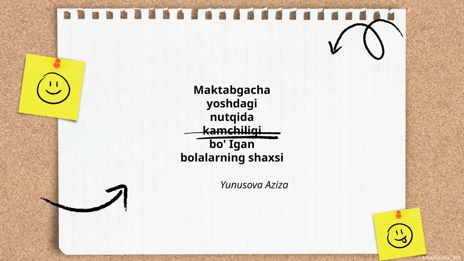 Maktabgacha yoshdagi bolalarning nutq rivojlanishi 1