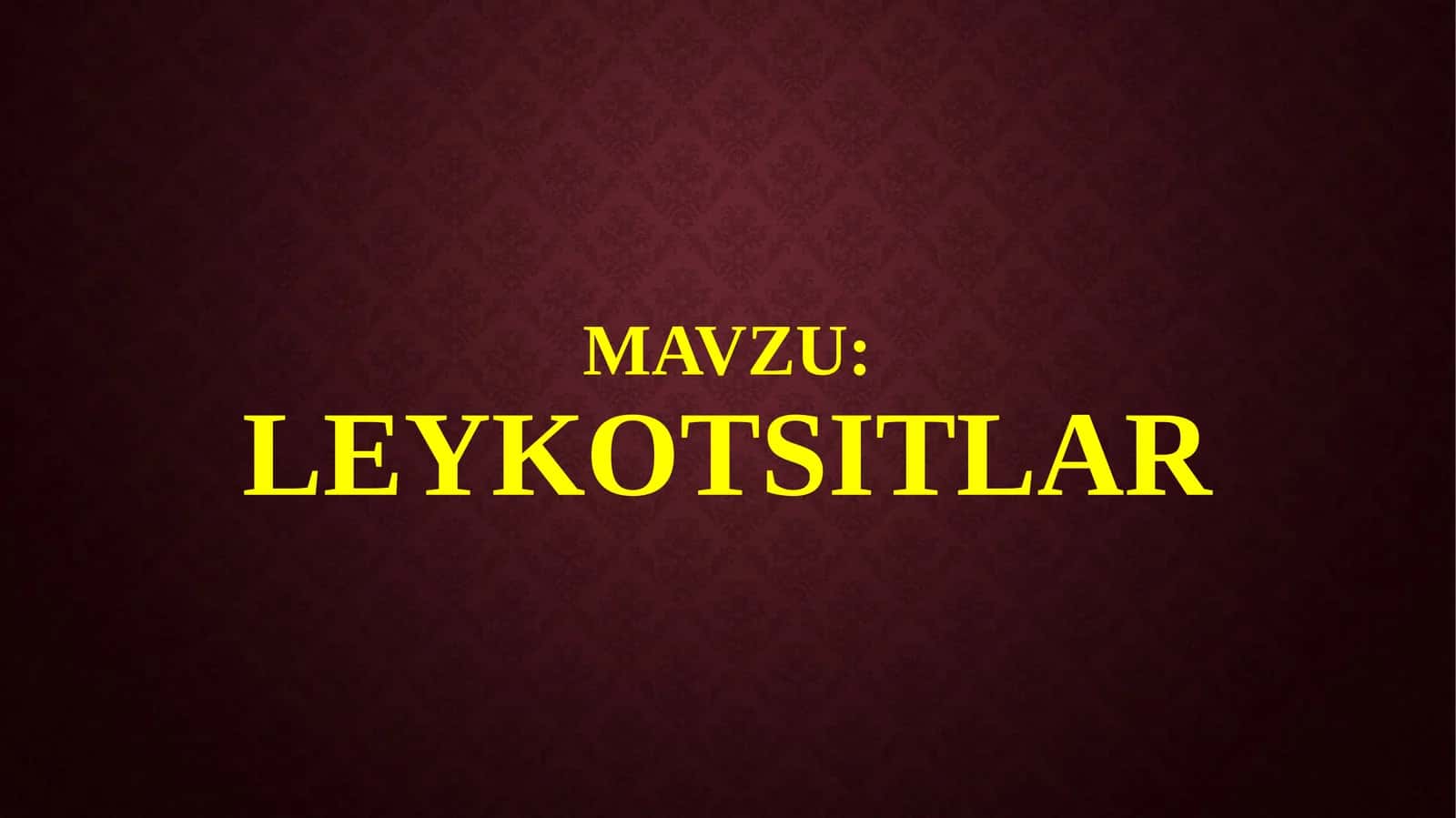 Leykotsitlar 1