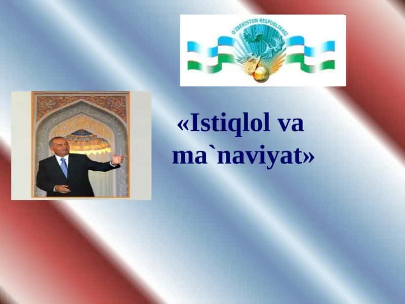 Istiqlol vama`naviyat 1