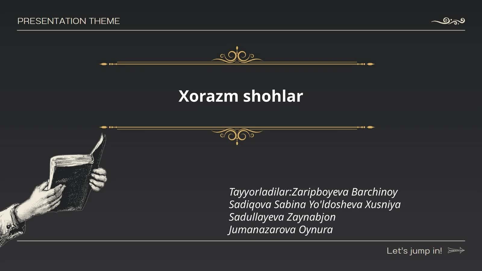 Xorazm shohlar 1
