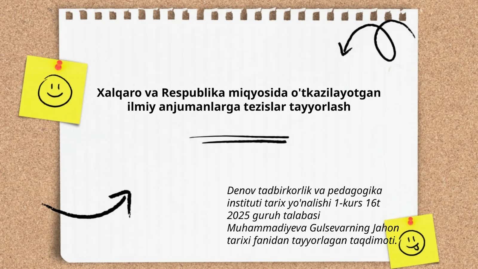 Jahon tarixi fanidan tayyorlagan taqdimot 1
