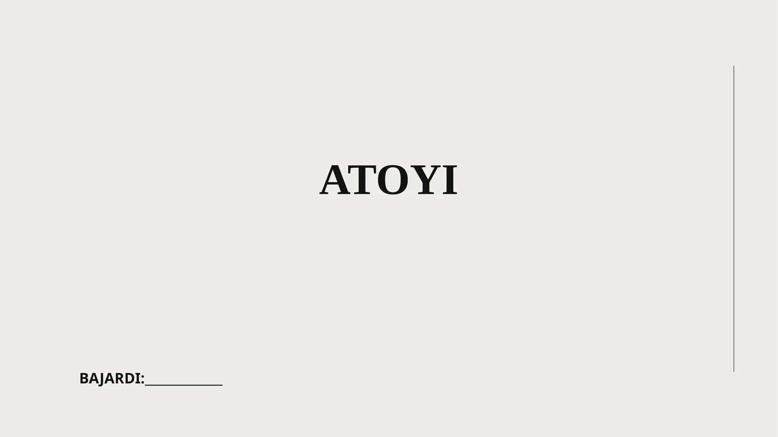 ATOYI 1