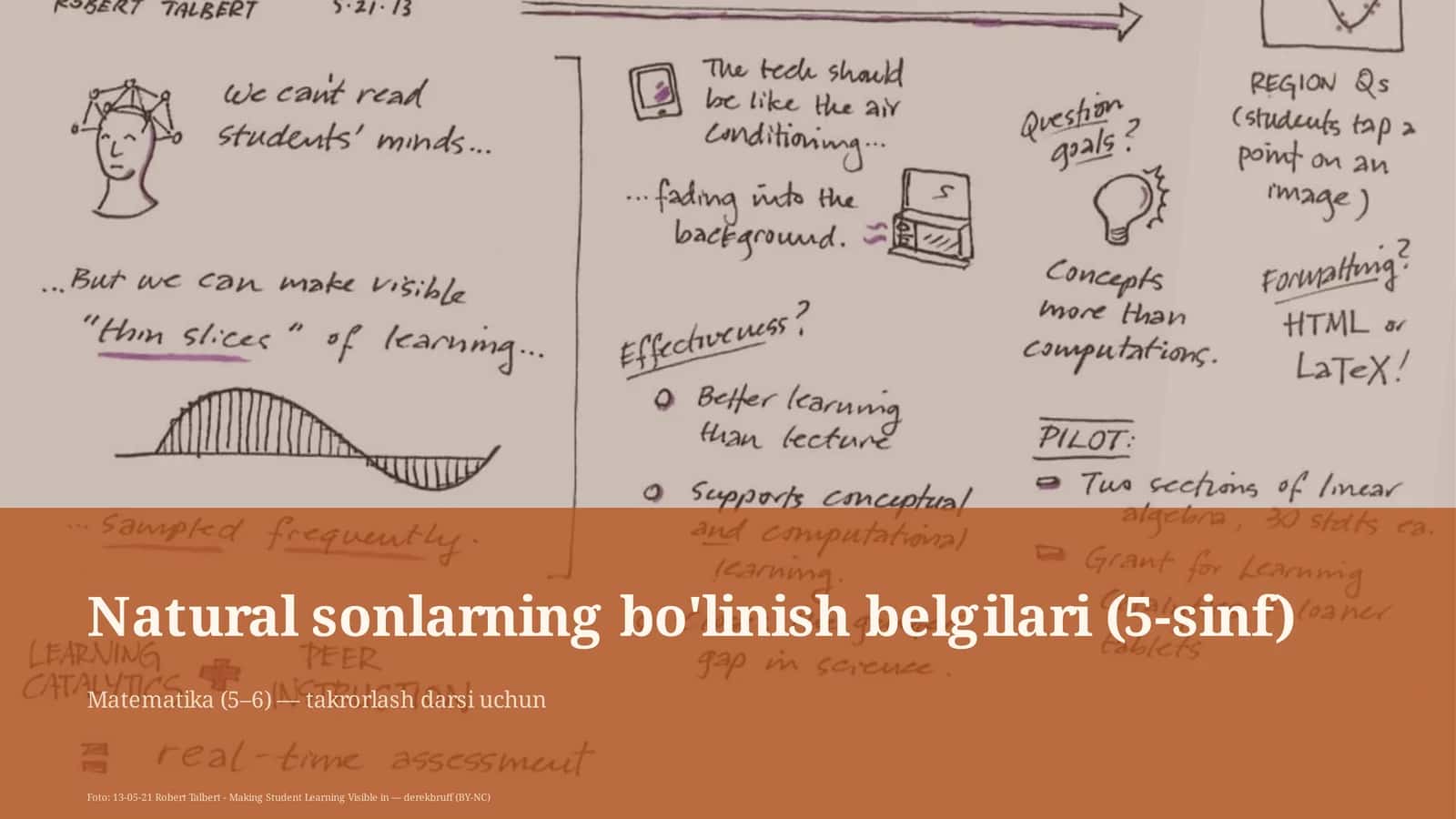 Natural sonlarning bo'linish belgilari (5-sinf) 1