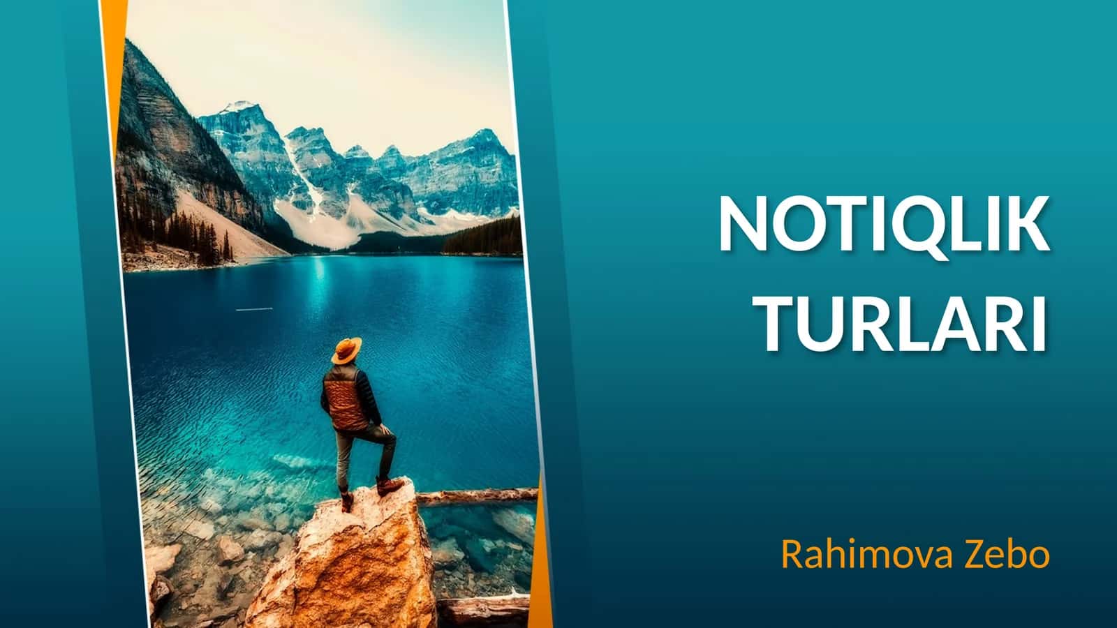 NOTIQLIK TURLARI 1