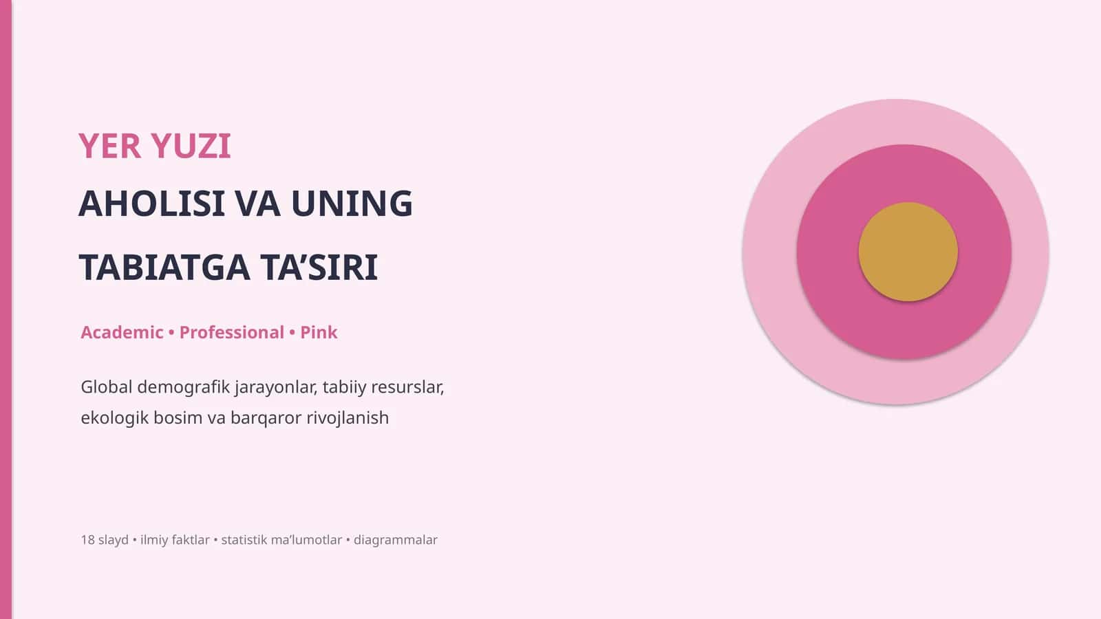 YER YUZI aholisi va uning tabiatga taʼsiri 1