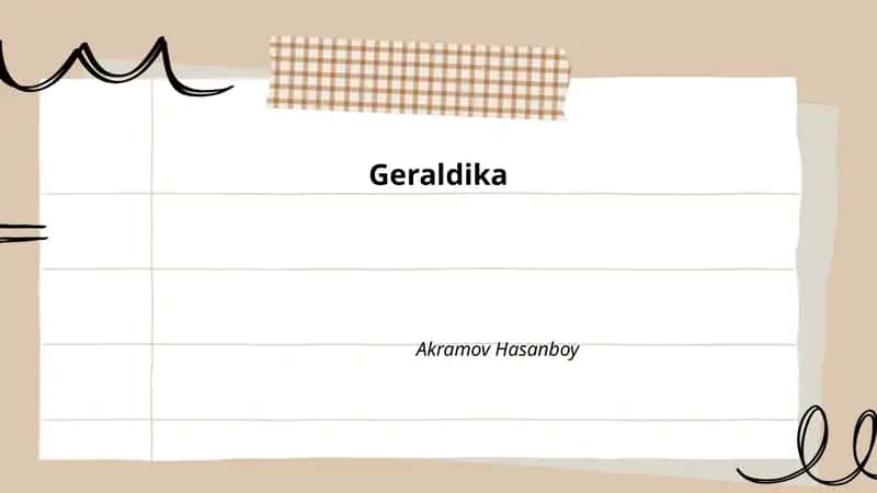 Geraldika 1