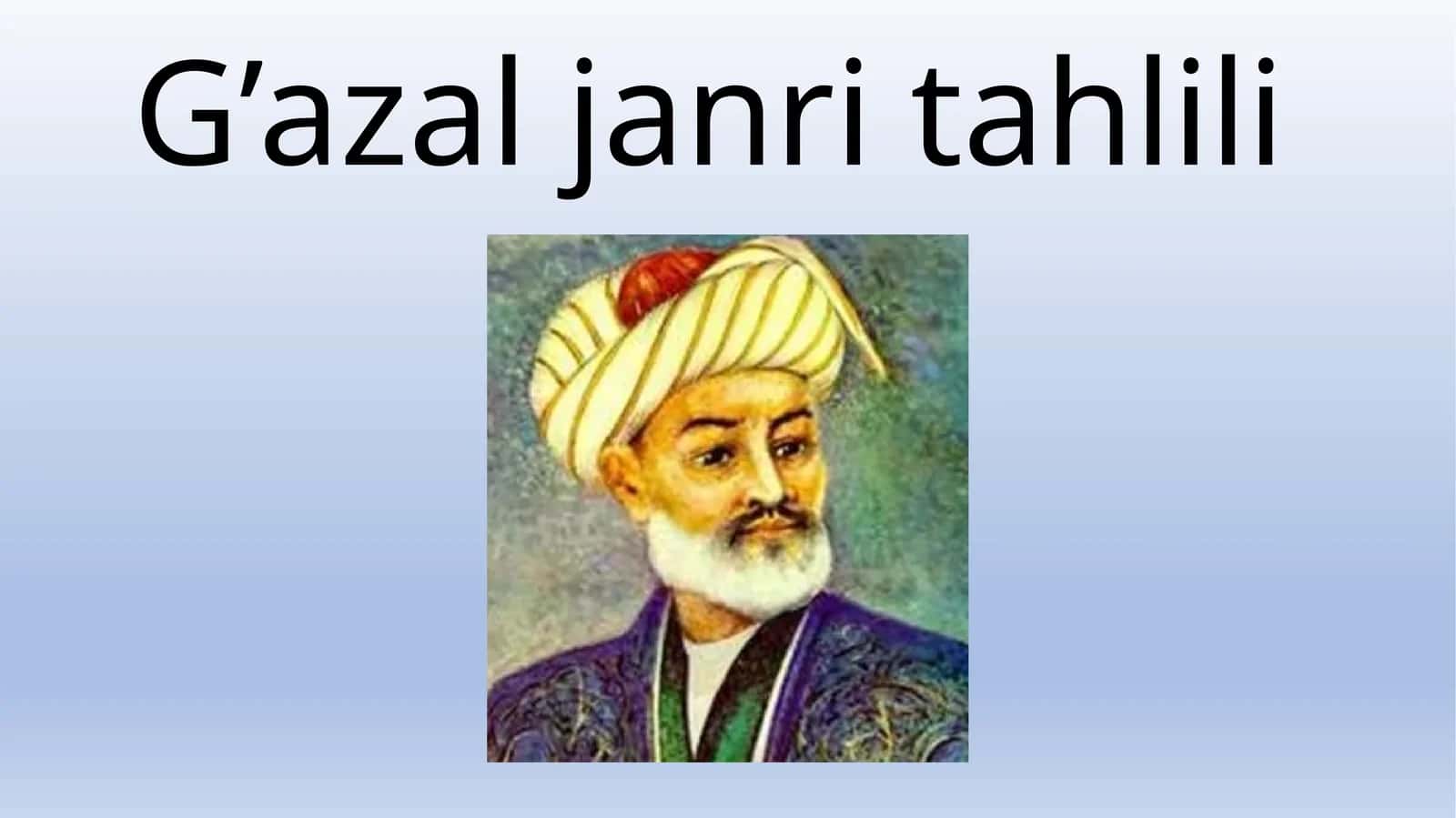 G’azaljanritahlili 1