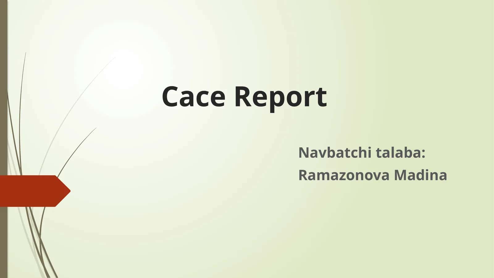 Case Report 1