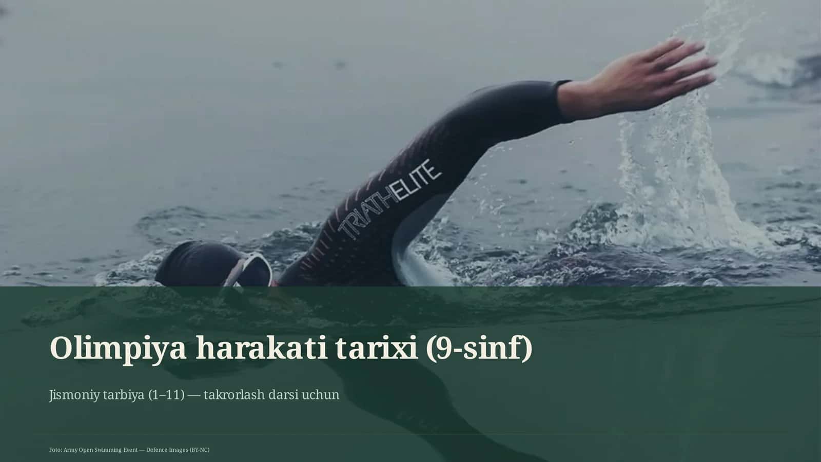 Olimpiya harakati tarixi (9-sinf) 1