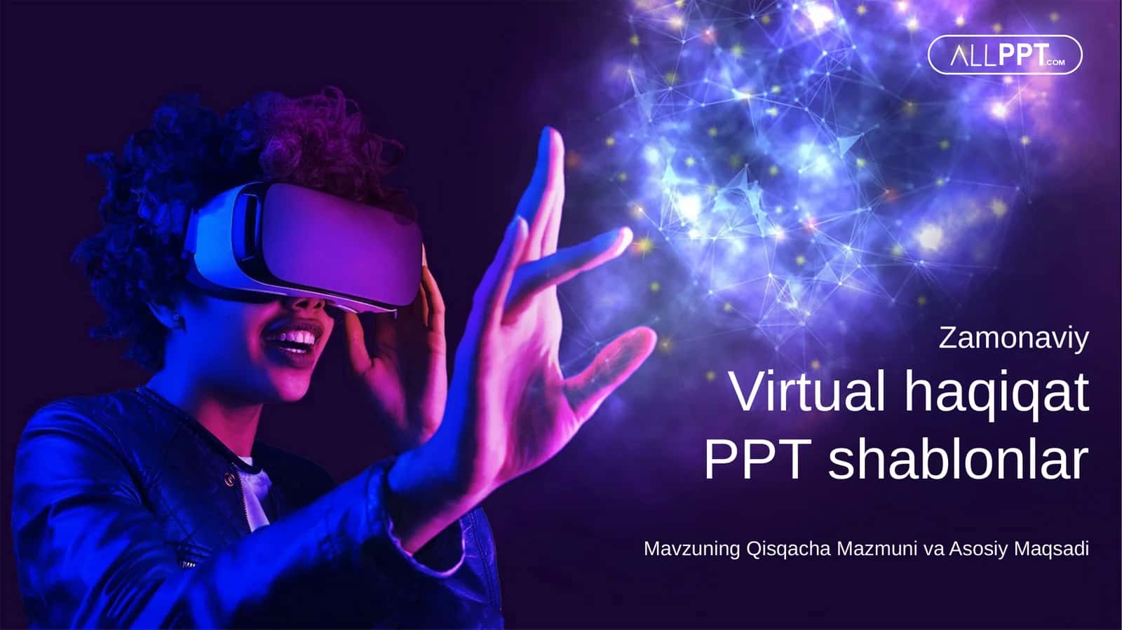 Virtual Reallik Texnologiyalari va Ularning Amaliy Qo'llanilishi Taqdimoti (48 Slayd) 1