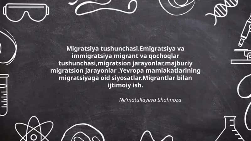 Migratsiya tushunchasi 1