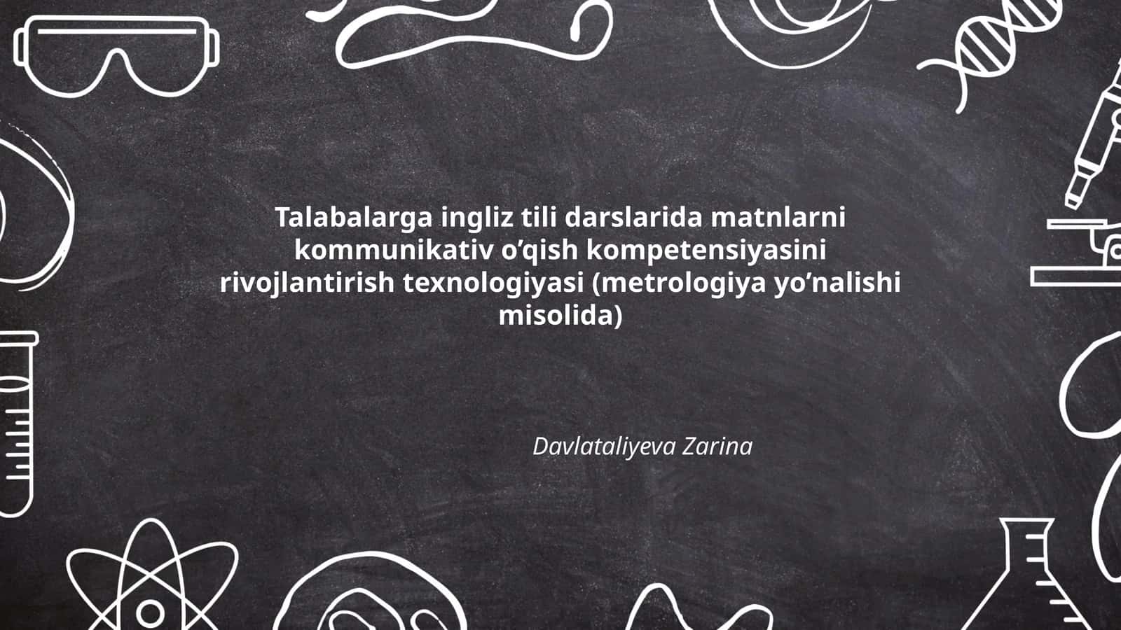 Matnlar kommunikativ o'qish texnologiyasi 1