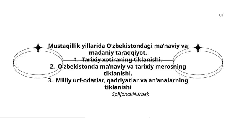 O‘zbekistondagi ma’naviy va madaniy taraqqiyot 1