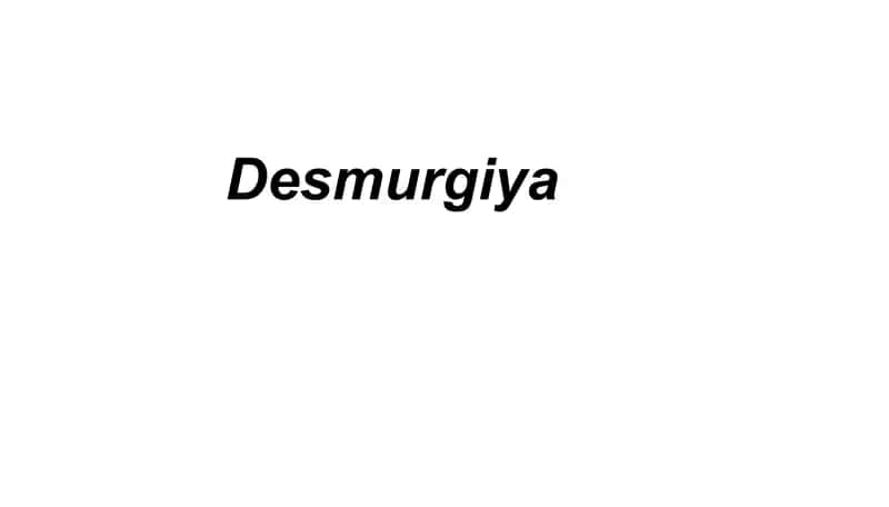 DESMURGIYA 1
