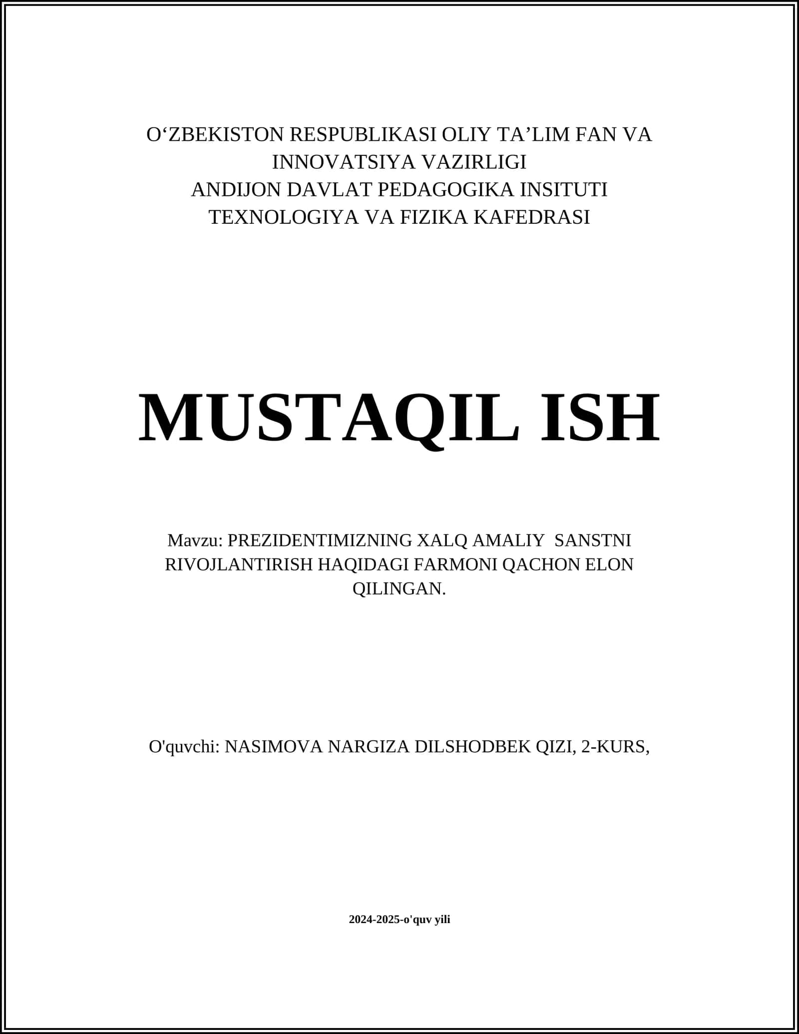 Ishlab chiqarishni modernizatsiya qilish 1