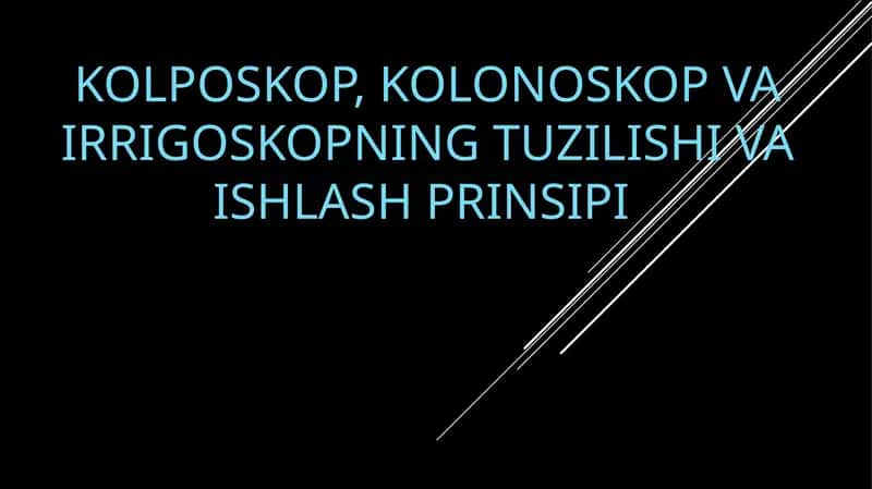 Fibrokolonoskop 1