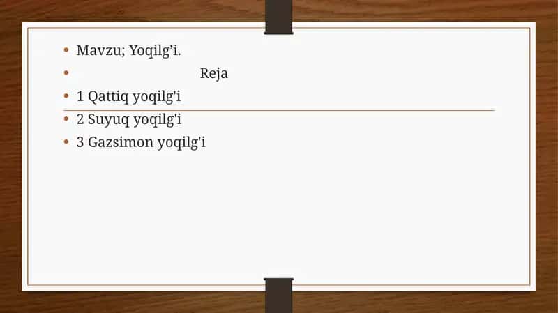 Yoqilg’i 1