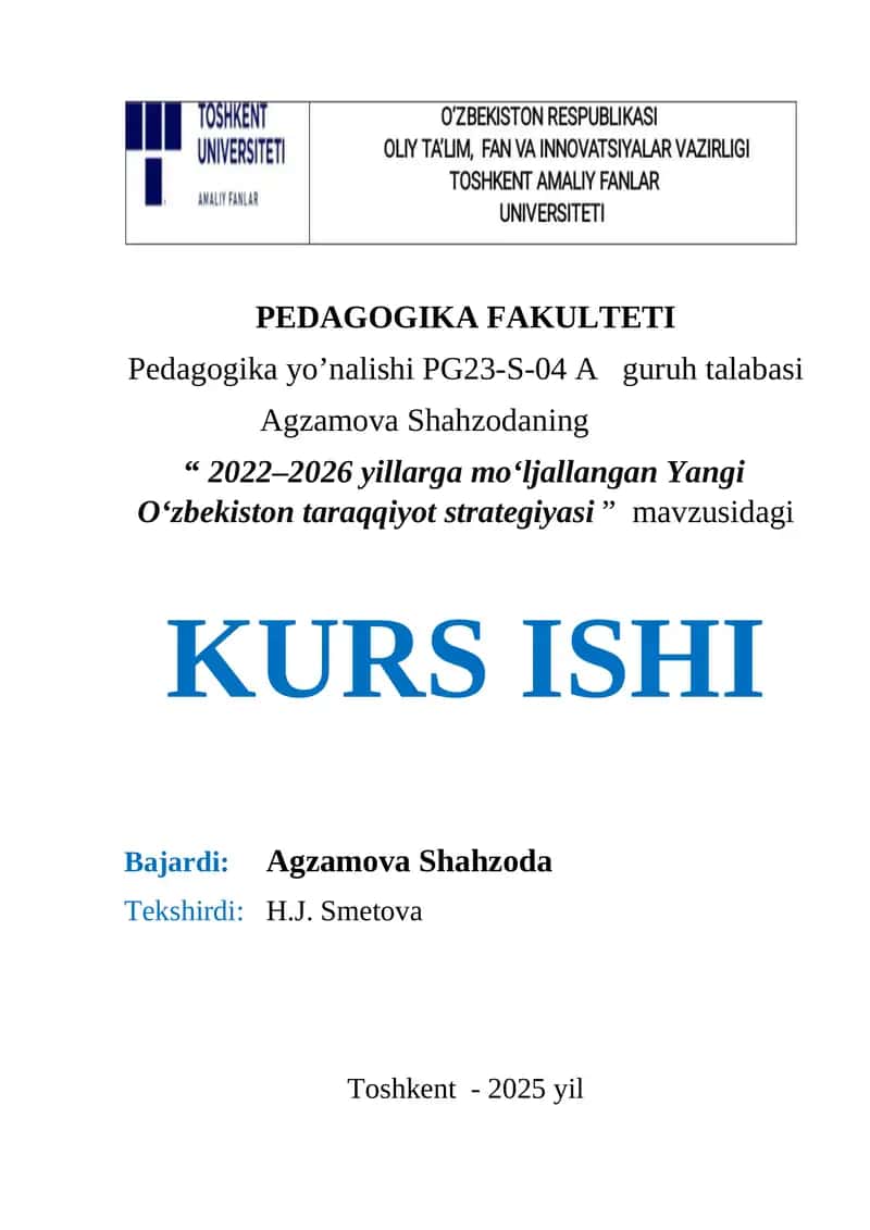 Yangi O‘zbekiston taraqqiyot strategiyasi 1
