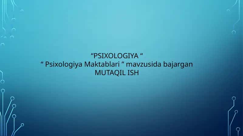 psixologiya maktablari 1