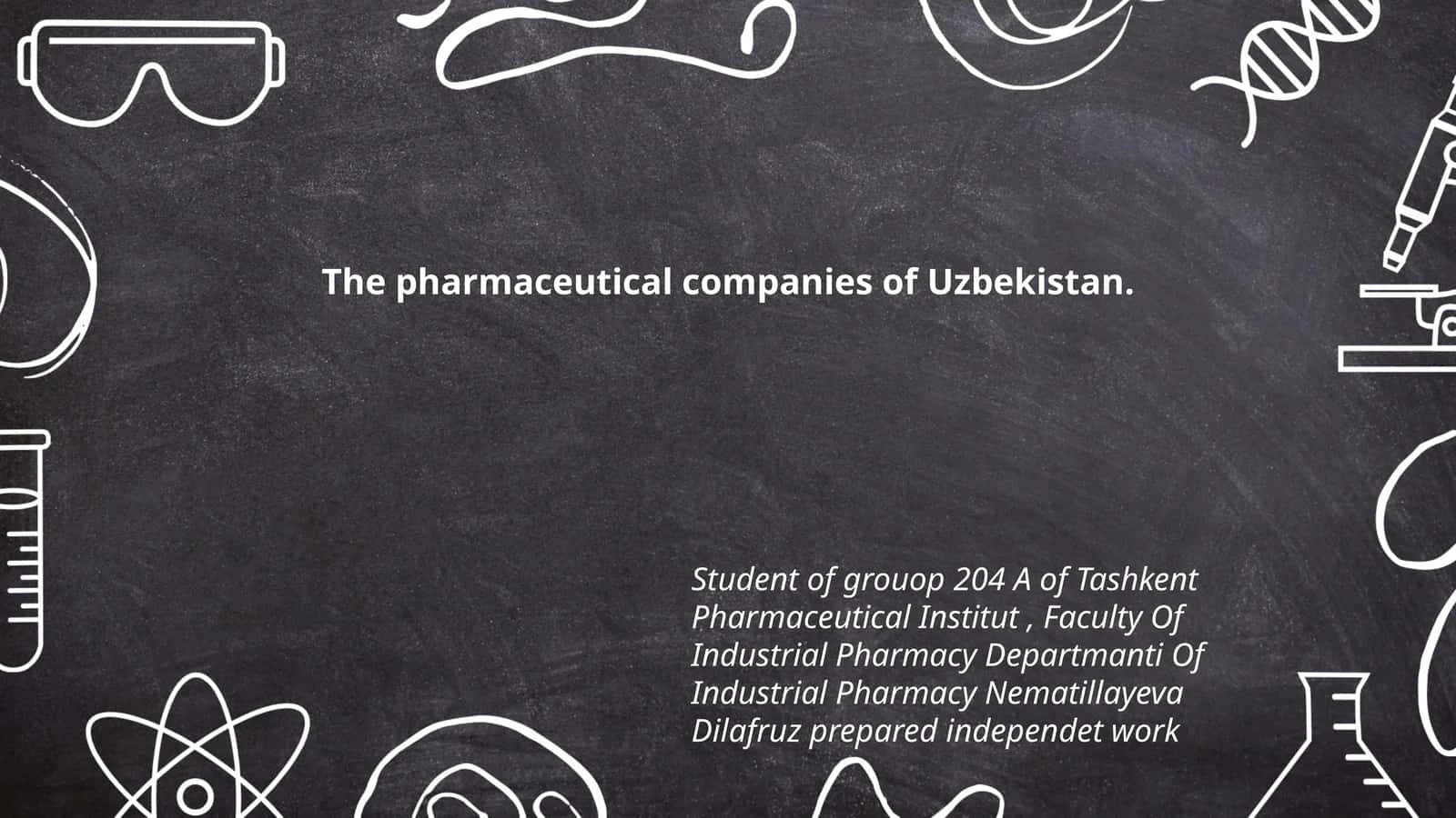 Pharmaceutic kompaniyalar 1