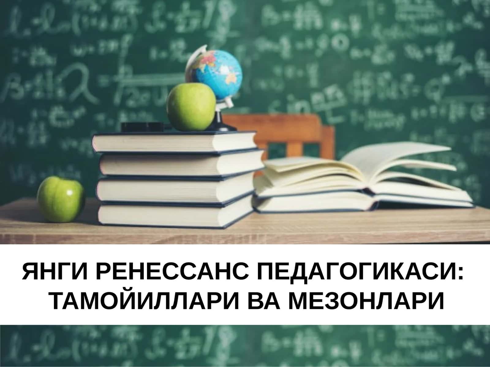 ЯНГИ РЕНЕССАНС ПЕДАГОГИКАСИ: ТАМОЙИЛЛАРИ ВА МЕЗОНЛАРИ 1