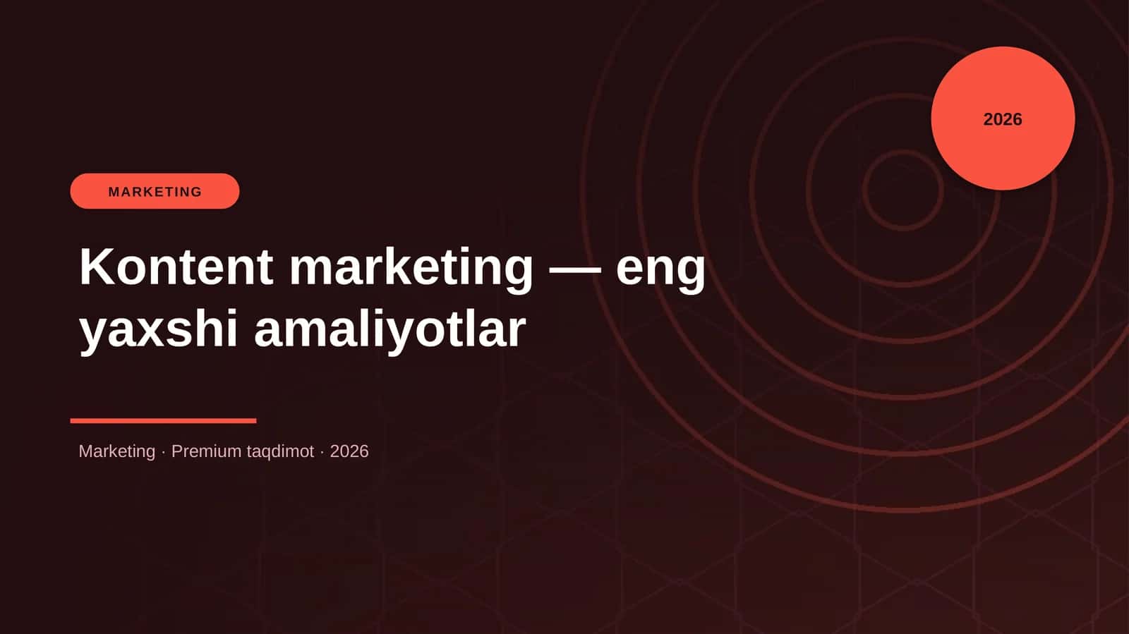 Kontent marketing - eng yaxshi amaliyotlar 1