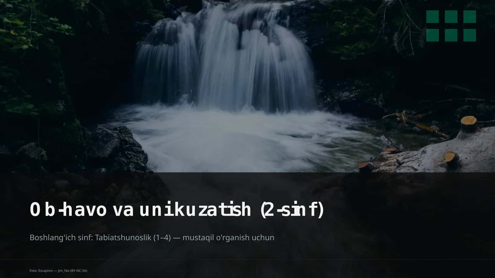 Ob-havo va uni kuzatish (2-sinf) 1