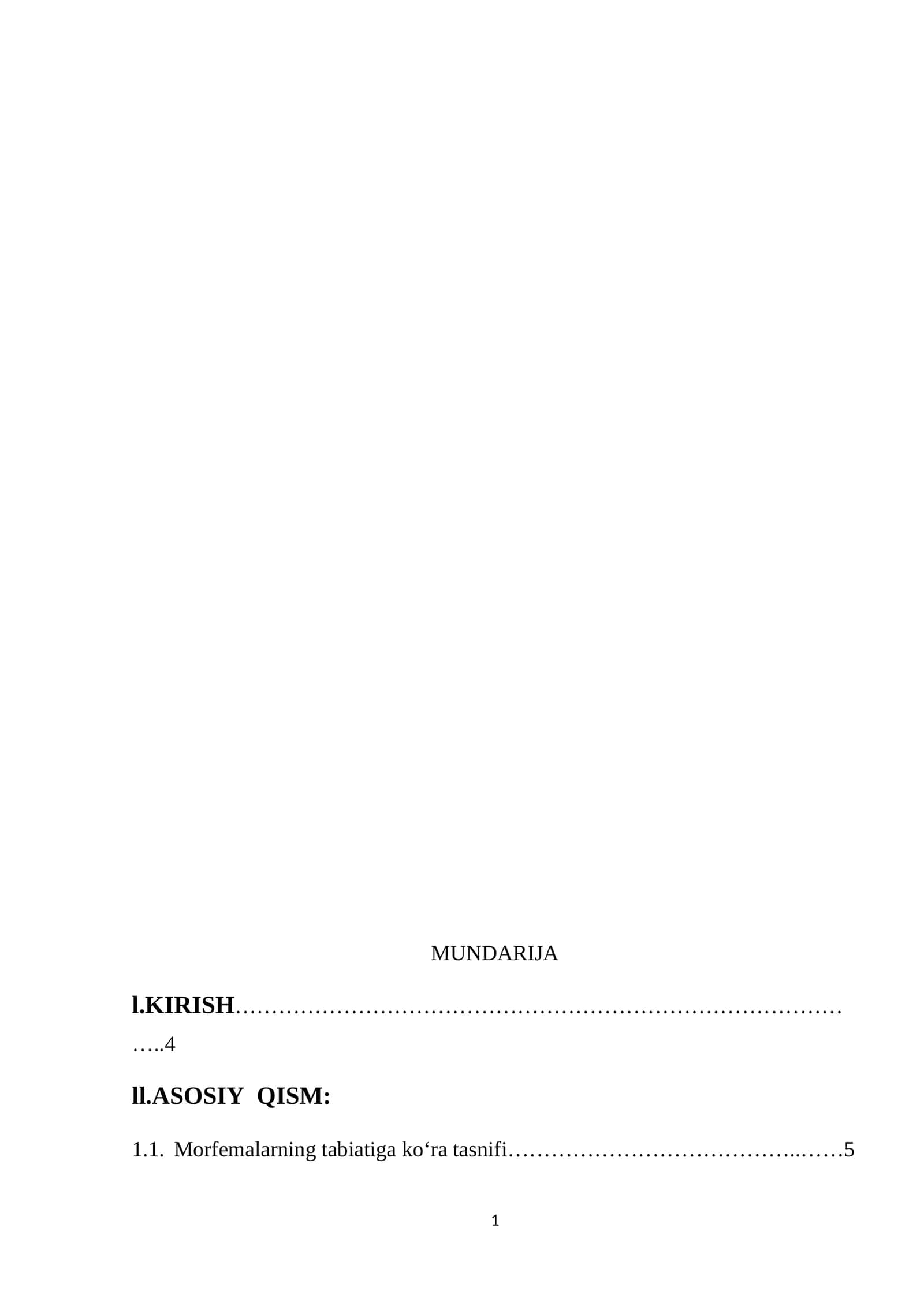 Morfemalar sistemasi 1