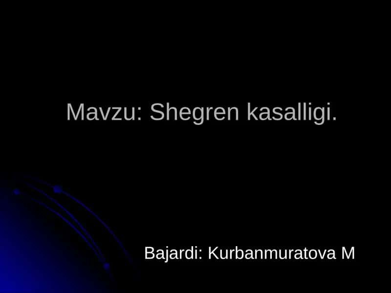 Shergen Sindromi 1