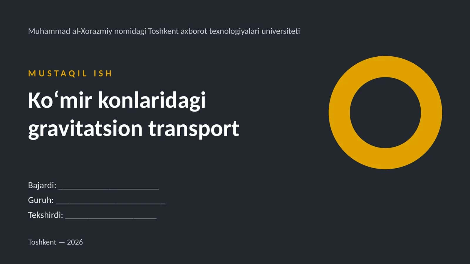Ko‘mir konlaridagi gravitatsion transport 1