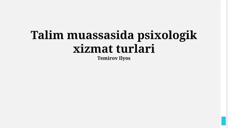 Psixologik xizmatlar 1