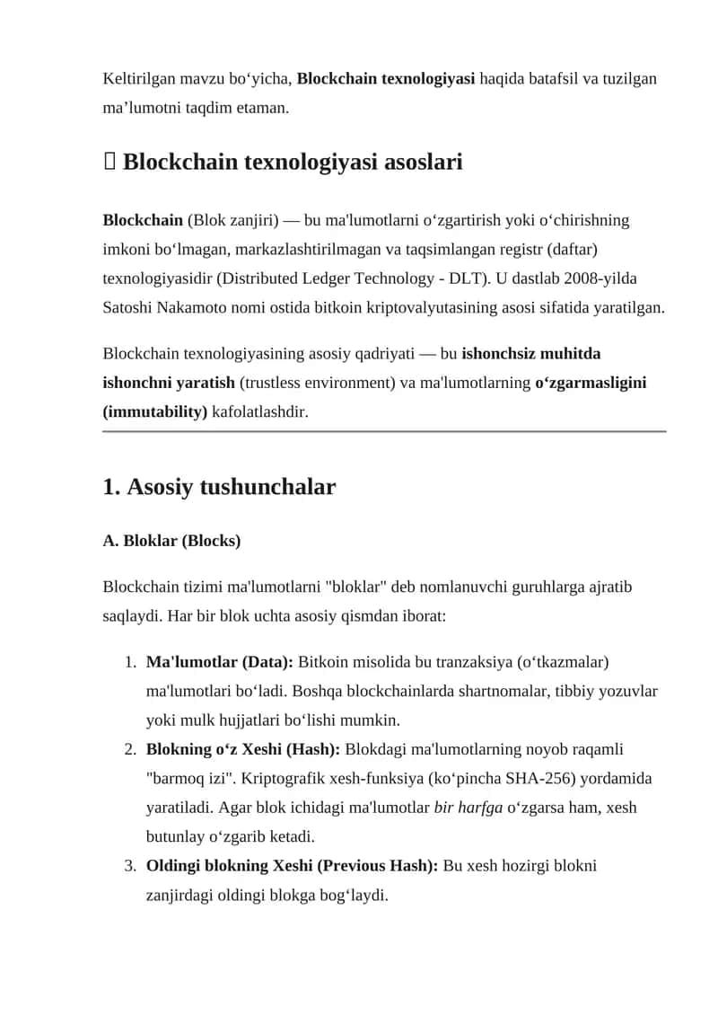 Blockchain texnologiyasi 1