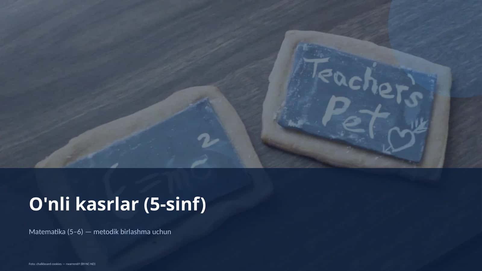 O'nli kasrlar (5-sinf) 1