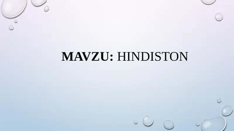 Hindiston 1